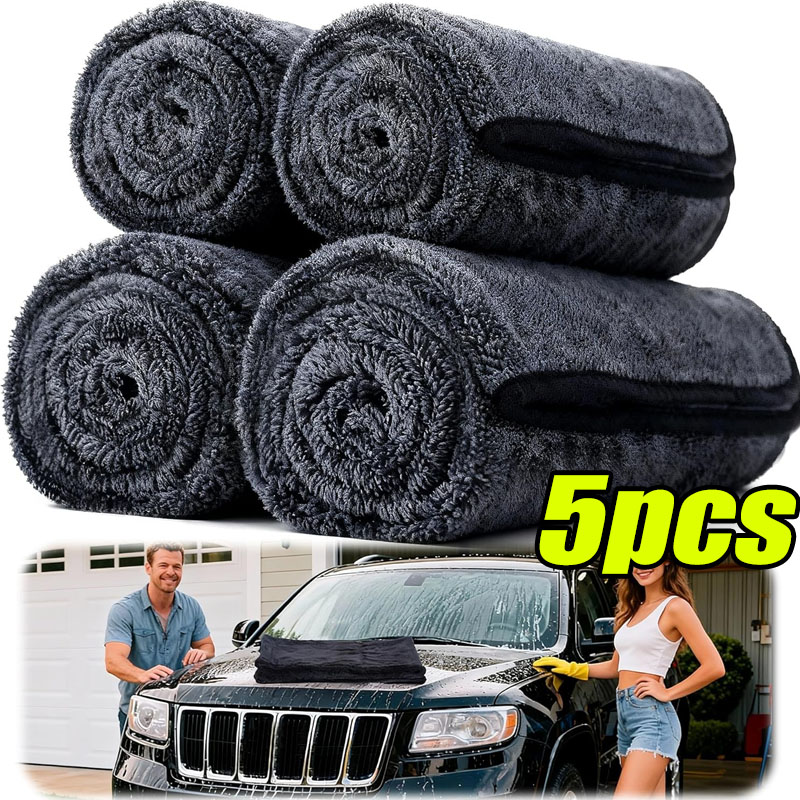 Microfiber Towel Detailing - Serviette de lavage de voiture torsadée